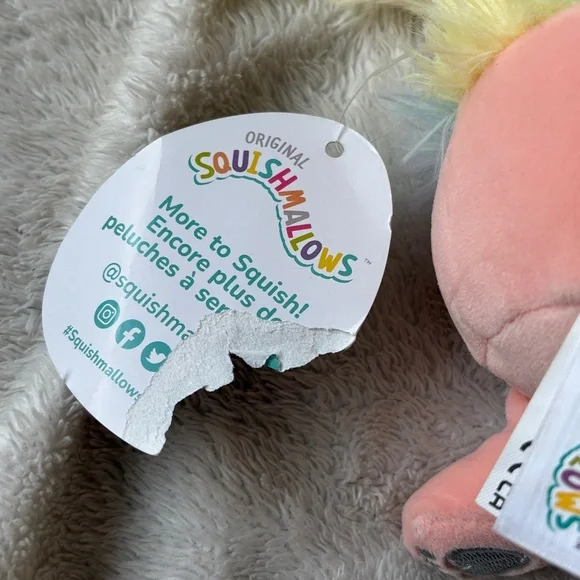 Squishmallows Diane Pastel Rainbow Plush 5” 🧡 Tag Ripped | Kawaii Mini | - Picture 7 of 7